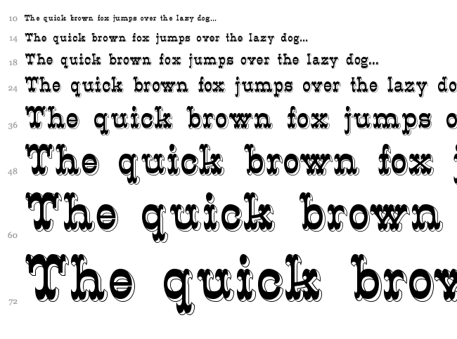 K22 Eclair font waterfall
